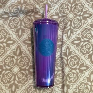 Purple Starbucks Tumbler with Straw